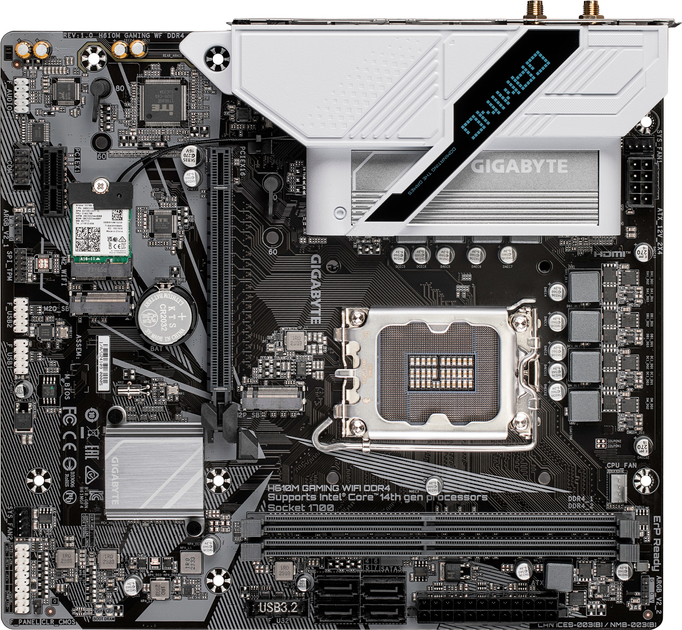 Материнская плата Gigabyte H610M GAMING WF DDR4 - изображение 3