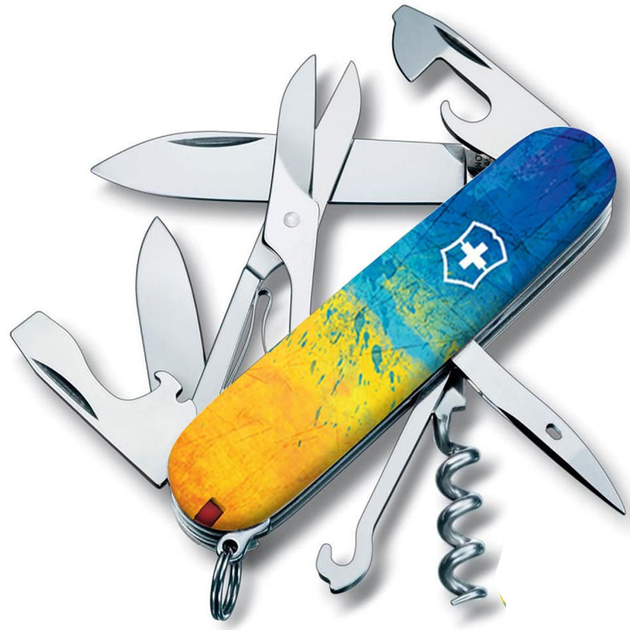 Ніж Victorinox Climber Ukraine 1.3703.7_T3100pw - зображення 1