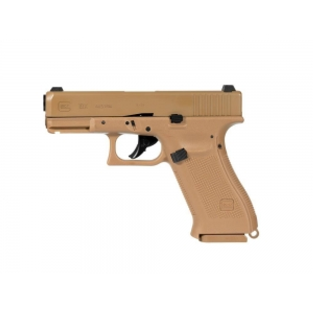 Пневматичний пістолет Umarex Glock 19X TAN Blowback кал.4,5мм (з затворною затрим - изображение 1