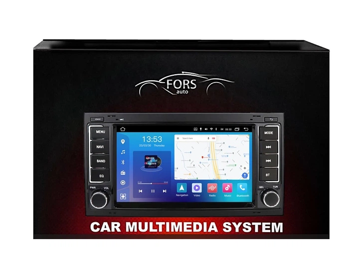 Универсальная автомагнитола FORS.auto для Volkswagen Touareg 2 PRO (7", 2+32Gb, CarPlay) - изображение 3