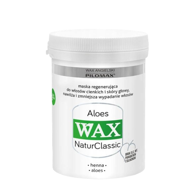 Maska do włosów cienkich Wax Pilomax NaturClassic Aloes regenerująca 480 ml (5901986060086) - obraz 1