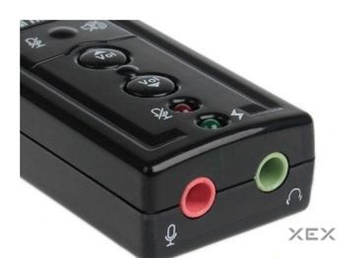 Звуковая плата USB, Virtual 7.1 Channel, RTL (B00650) Kingda - изображение 2