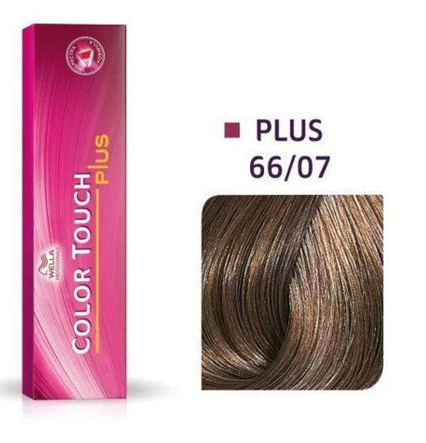 Краска для волос Wella Color Touch Plus 66/07 темный блондин натурально ...