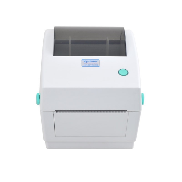 Wi-Fi термопринтер Xprinter XP-480B принтер этикеток, наклеек и штрих-кодов 108мм USB для Новой почты (XP480B, XP-DT480B) Белый - изображение 2