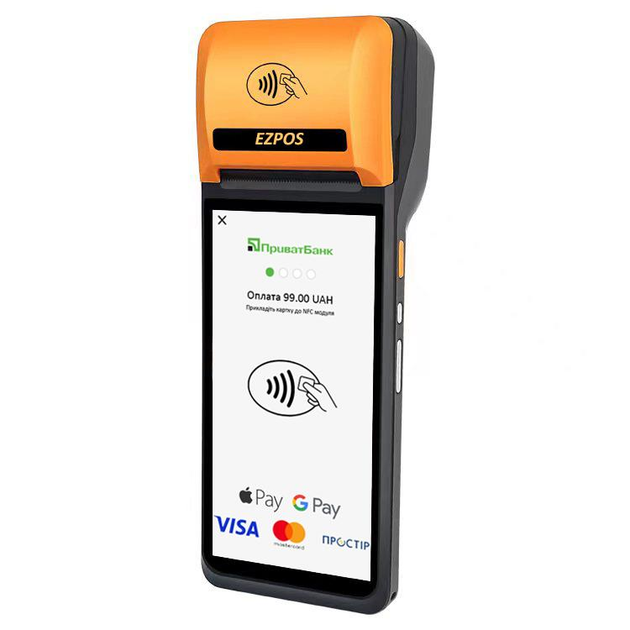 Мобильный POS-терминал 6в1 EZPOS M2 PRO умная касса Android ПРРО, NFC ...