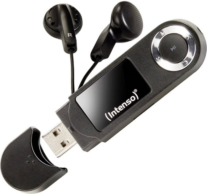 Odtwarzacz mp3 Intenso Music Walker 16 GB Black (4034303032402) - obraz 3