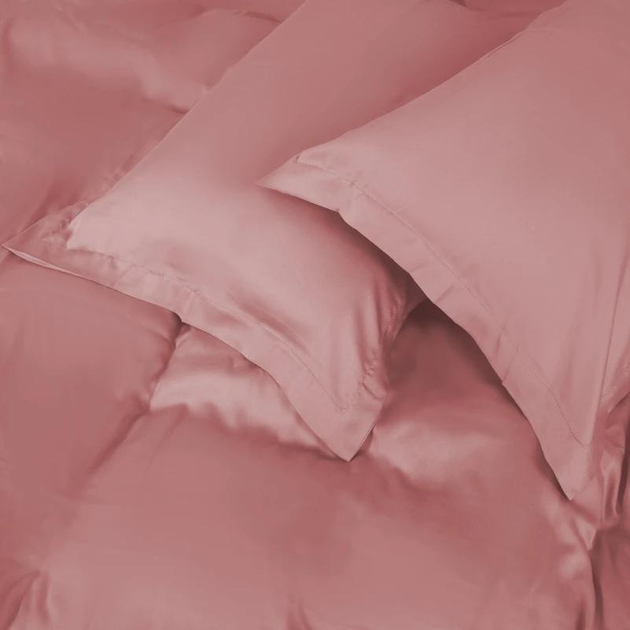 Акція на Простирадло на гумці MirSon Tencel №02 Pink 80x190 см від Rozetka