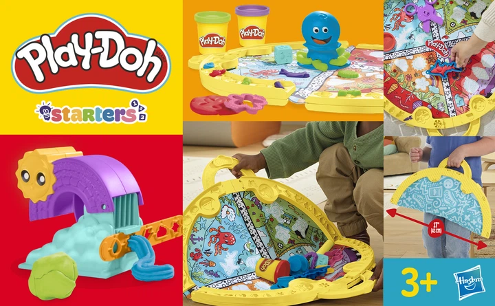 Zestaw do rękodzieła Hasbro z plasteliny ze składaną matą do przechowywania F9143 (5010996221070) - obraz 2