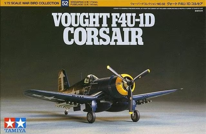 Модель для склеювання Tamiya Vought F4U-1D Corsair 60752 (4950344607525) - зображення 1