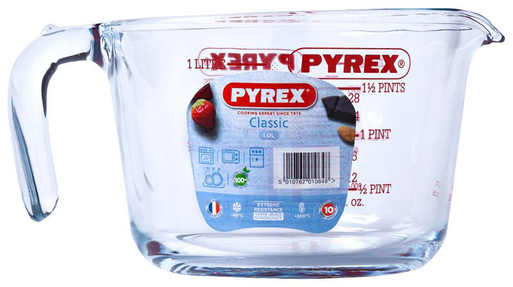 Мірний кухоль Pyrex Classic прозорий 1 л (5010762010648) - зображення 1