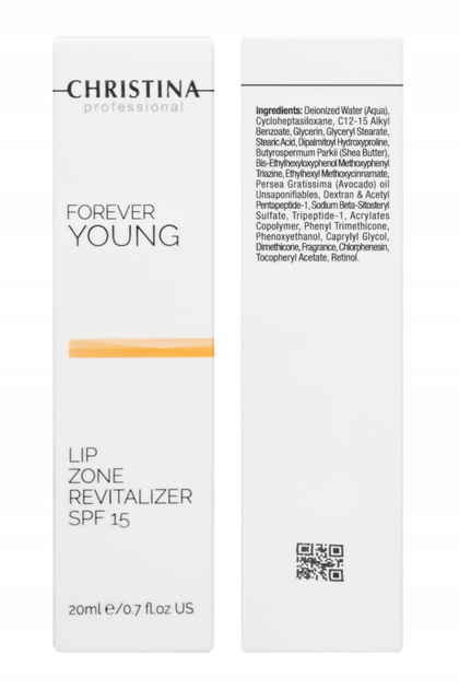 Balsam do ust z filtrem SPF Christina Forever Young rewitalizujący 20 ml (7290100362181) - obraz 3