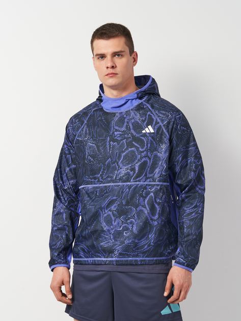 Спортивная кофта мужская Adidas Otr E Aop Hoodi Ix5416 2XL Синяя (4067894410243) 