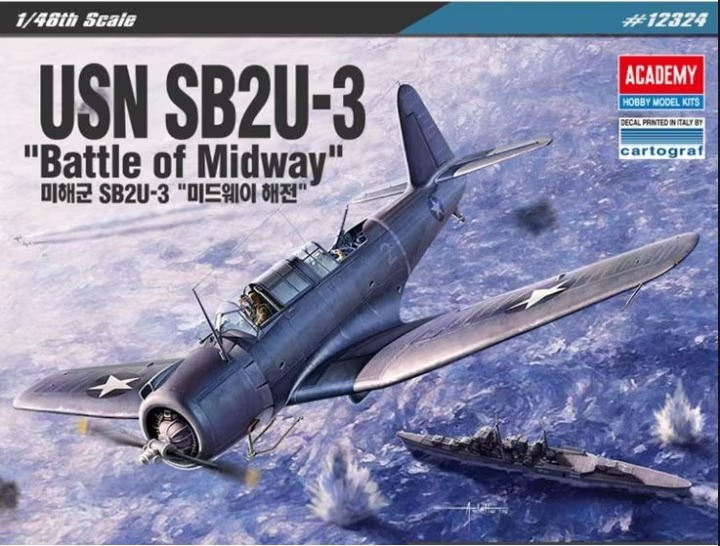 Модель для склеювання Academy USN SB2U-3 Vindicator Битва за Мідвей (8809258926160) - зображення 1