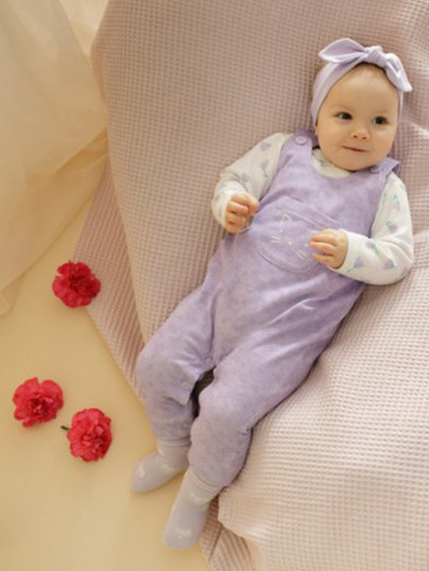 Opaska na głowę dziecięca dla dziewczynki Pinokio Lilian 49-50 cm Fioletowa (5901033306303) - obraz 4