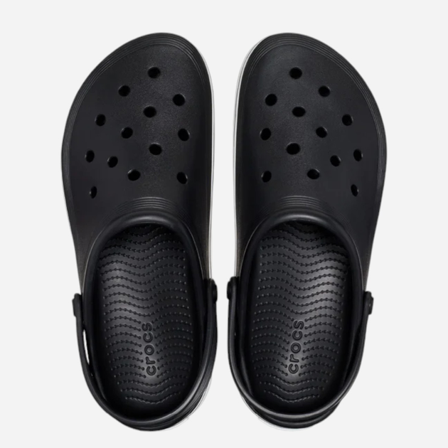 Чоловічі крокси Crocs Crocband Clean Off Court 208371-001 48-49 (M13) Чорні з білим (0196265226863) - зображення 3