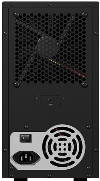 Obudowa ICY BOX do 10x HDD 3.5" z USB 3.1 Gen 2 Type-C/A Black (IB-3810-C31) - obraz 3