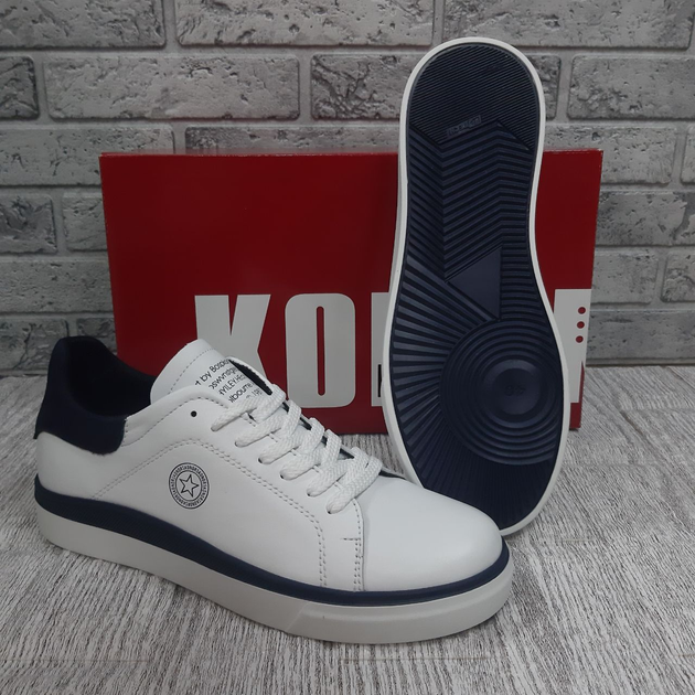 Кеды мужские Konors White Blue 43 - Фото 5 Кеды мужские Konors White Blue 43 - изображение 5