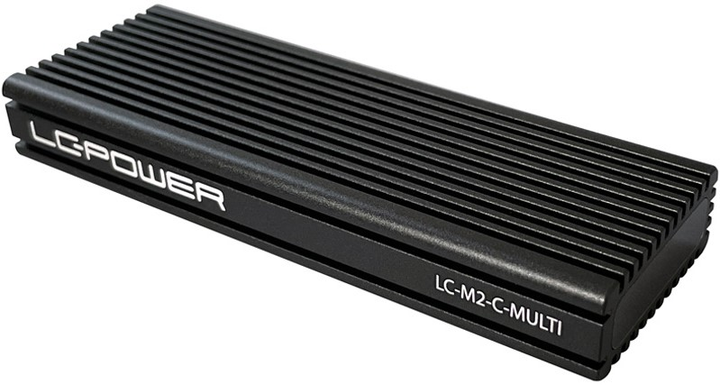 Зовнішня кишеня LC-Power LC-M2-C-MULTI M.2 SSD Black - зображення 2