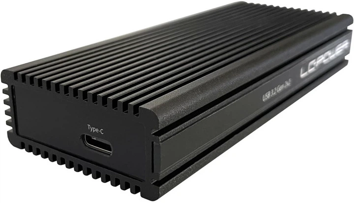 Kieszeń zewnętrzna LC-Power LC-M2-C-NVME-2X2 M.2 NVMe SSD Black - obraz 5