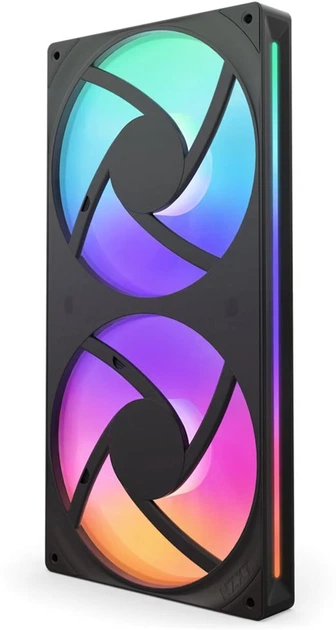 Повітряне охолодження для ПК NZXT F280 RGB Core Fan (Single Frame) Black (RF-U28HF-B1) - зображення 2