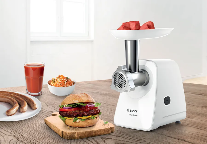 М'ясорубка Bosch SmartPower MFW2520W - зображення 4