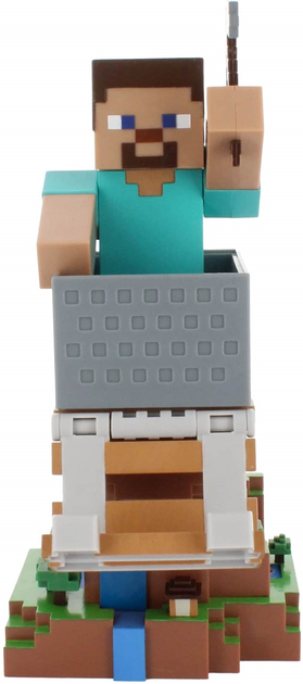 Stojak na kontroler Cable Guys Minecraft Steve R.E.S.T (5908305248781) - obraz 5
