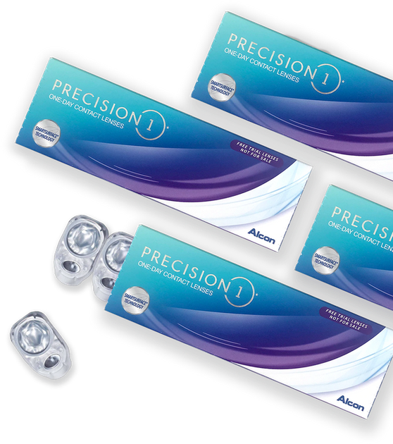 Контактные линзы Alcon Precision 1 однодневные -4 30 шт. - Фото 4 Контактные линзы Alcon Precision 1 однодневные -4 30 шт. - изображение 4