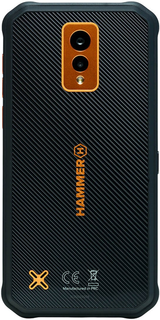 Smartfon Hammer Energy X 4/64GB Black-Orange (TEL000844) - obraz 2