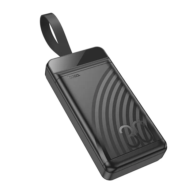 Powerbank Hoco J123В 30000 mAh зі швидкою зарядкою та ліхтариком Чорний G-10822 - Фото 2 Powerbank Hoco J123В 30000 mAh зі швидкою зарядкою та ліхтариком Чорний G-10822 - изображение 2
