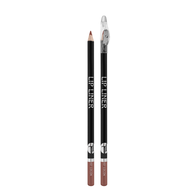 Олівець для губ дерев'яний з точилкою Jovial Luxe Lip Liner № 107 Cocoa Какао - Фото 1 Олівець для губ дерев'яний з точилкою Jovial Luxe Lip Liner № 107 Cocoa Какао - изображение 1