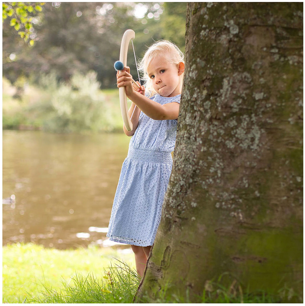 Łuk drewniany BS Toys Bow and Arrow z akcesoriami (8717775444756) - obraz 6