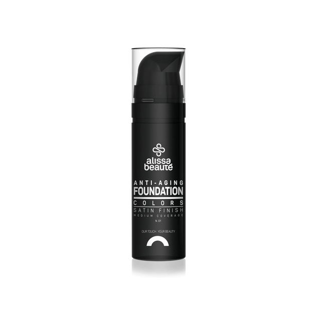 Тональная минеральная основа Anti-aging Foundation n,01 Alissa Beautе 35 мл 8033254498370 - Фото 1 Тональная минеральная основа Anti-aging Foundation n,01 Alissa Beautе 35 мл 8033254498370 - изображение 1