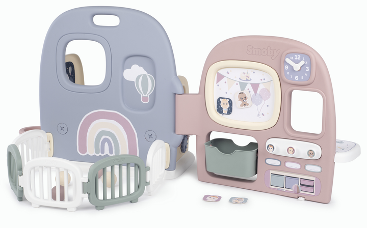 Ігровий набір Smoby Baby Care кімната для ляльки + 27 аксесуарів (240307) (3032162403075) - зображення 6