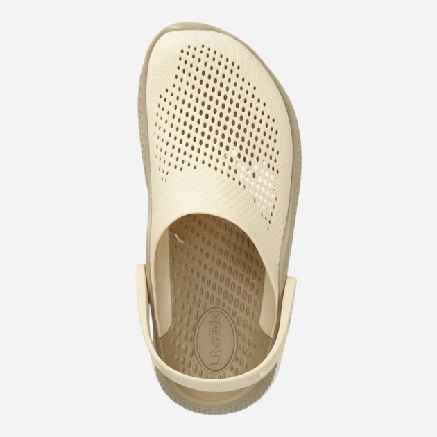 Жіночі крокси Crocs Literide 360 Clog 206708-0WW 39-40 Бежеві (196265649242) - зображення 4