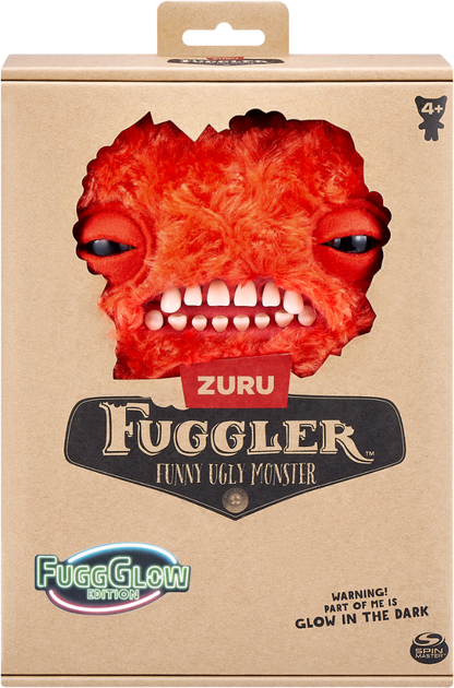 Мʼяка іграшка Fuggler Сяючо-червоний Ням-нямчик 22 см
