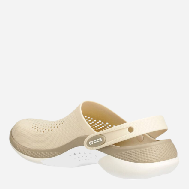 Chodaki męskie Crocs Literide 360 Clog 206708-0WW 42-43 Beżowe (196265649266) - obraz 3