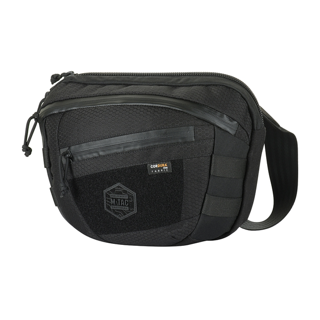 Сумка M-Tac Sphaera Hex Hardsling Bag Large з липучкою Elite Black - зображення 1