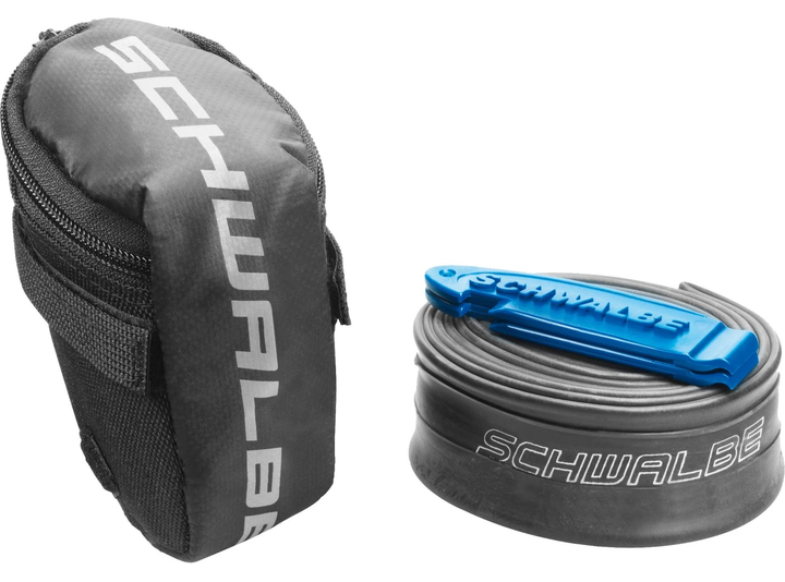 Torba rowerowa Schwalbe podsiodłowa z dętką i łyżkami do opon MTB 27.5/29 Czarna (4026495764100) - obraz 1