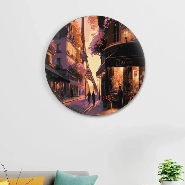 Картина за номерами Twoje Hobby Вечір у Парижі 40 x 40 см (7427298509061) - зображення 3