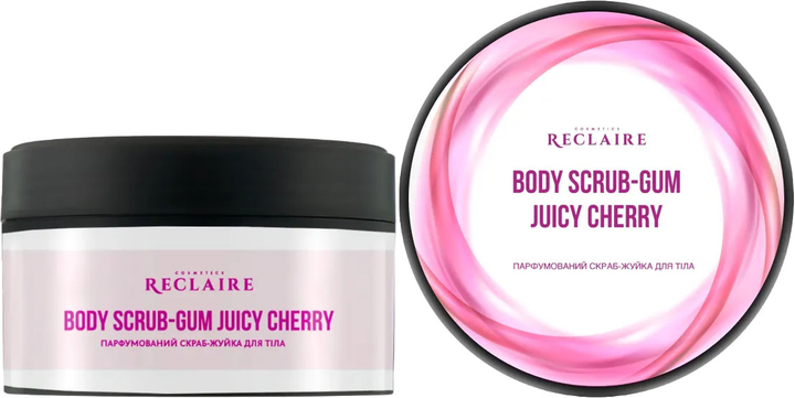 Парфюмированный скраб-жуйка для тела Reclaire Juicy Cherry 200 мл (2000962945539) - изображение 1