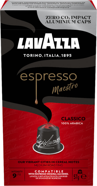 Kawa w kapsułkach Lavazza Espresso Maestro Classico 10 szt (8000070053625) - obraz 2