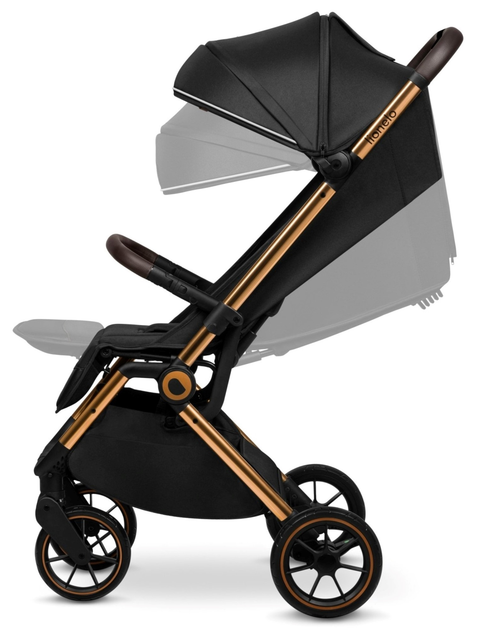 Прогулянкова коляска Lionelo Cloe чорна Onyx (5903771703994) - зображення 3