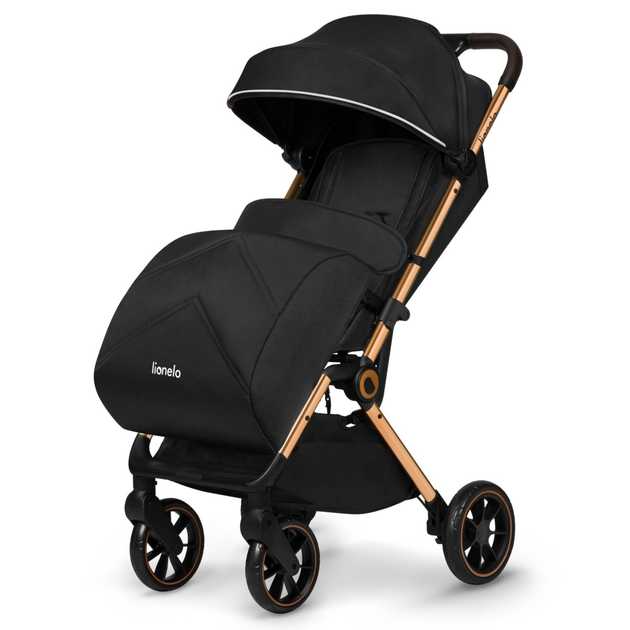 Прогулянкова коляска Lionelo Cloe чорна Onyx (5903771703994) - зображення 5