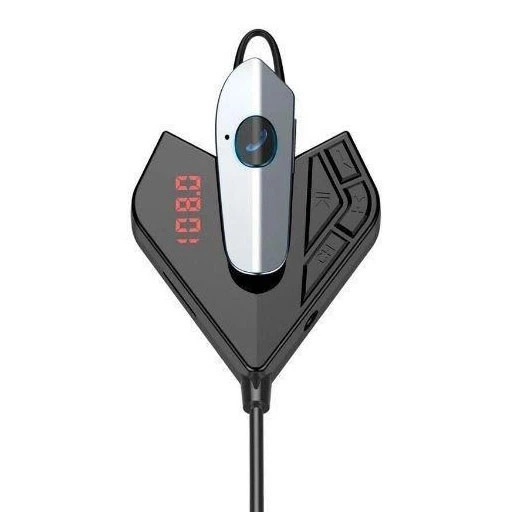 FM трансмиттер V11 BT с Bluetooth гарнитурой для автомобиля - изображение 2