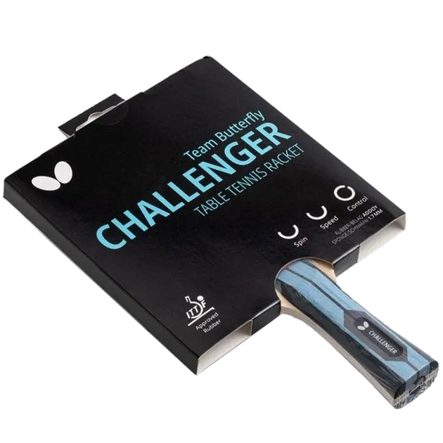 Ракетка для пінг-понгу Butterfly Team Challenger R3687 (44906901011159) - зображення 5