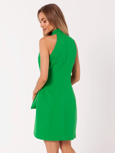Sukienka kopertowa damska elegancka Made Of Emotion M747 S Zielona (5903887699693) - obraz 2