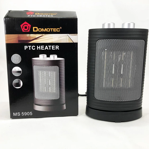 Дуйка DOMOTEC MS-5905 Ceramic, тепловентилятор, електричний обігрівач, дуйчик обігрівач - зображення 4