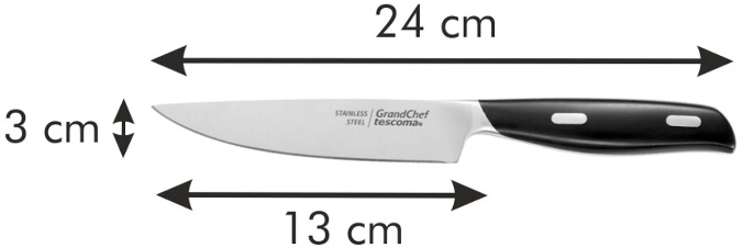 Нож универсальный Tescoma GrandCHEF 130 мм (884612t) - изображение 4