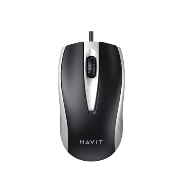 Мишка дротова Havit HV-MS871 сірий - изображение 1