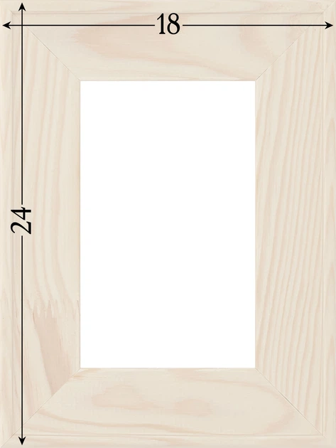 Подрамник для холста 18х24 (43х18 сосна срощенная) EmojiFrame - Фото 6 Подрамник для холста 18х24 (43х18 сосна срощенная) EmojiFrame - изображение 6